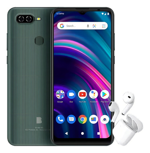 BLU B6 Dual SIM 64 GB verde 4 GB RAM - Excelente (Recondicionado)