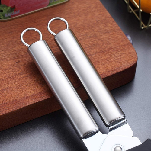 Abrelatas - Destapador 2 En 1 Manual Acero Inox 20cm Steiner