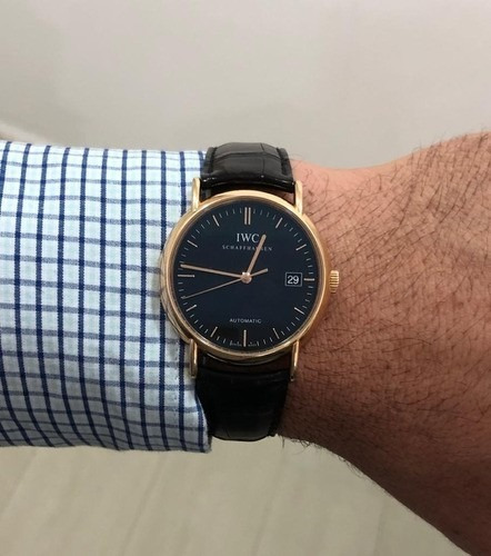 Iwc Portofino Automatic Ouro Rosé 38mm Completo