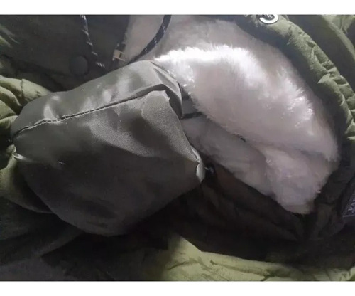 Abrigo De Invierno Impermeable Con Forro Polar Y Capucha Cál