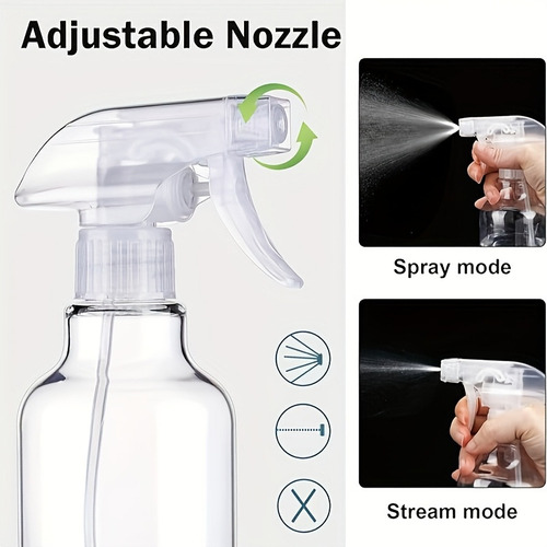 Zh Botellas Aerosol Plástico 2 Piezas Botella Aeros