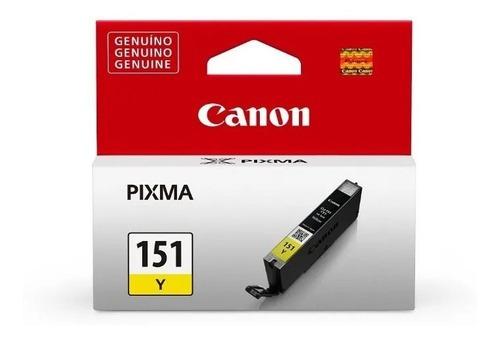 Canon Cartucho De Tinta Cli-151 Y Yellow