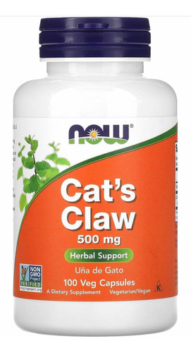 Cats Claw 500 Mg De Now ( Uña De Gato)