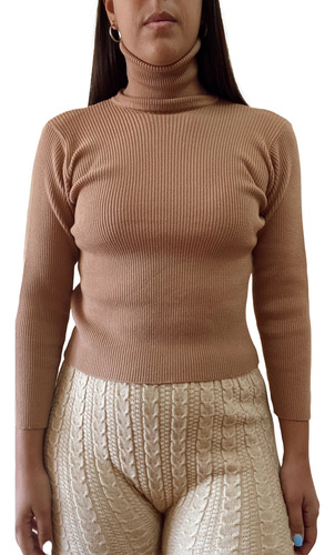 Polera Basica De Bremer Morley Elastizada Mujer Invierno