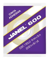 Comprar Cinta Adhesiva Janel Transparente 18mm X 33m 10 Piezas