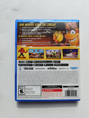 Crash Team Rumble Deluxe Playstation 5 Ps5 (Usado)