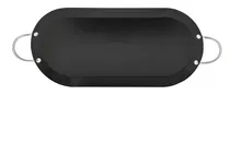 Comprar Comal Ovalado Con Recubrimiento Antiadherente Cocina Mía Color Negro