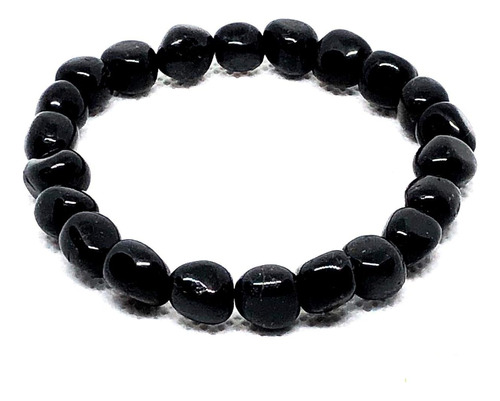 Brazalete Pachamama Essentials De 8 Mm Con Turmalina Negra 7