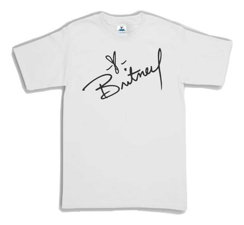 Playera Britney Spears Firma Autografo Hombre Mujer