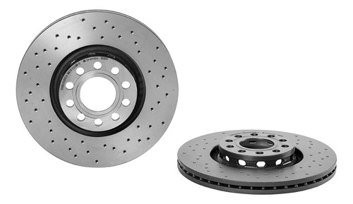 Discos Brembo Xtra Audi A4 B7 8ec 1.8t Quattro 05 A 07 D Par