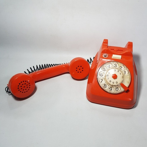 Imagen 3 de 8 de Antiguo Teléfono Juguete Italy Caja Original Único Mag 57692