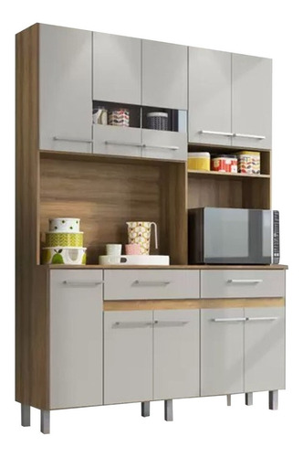 Kit Mueble De Cocina 10 Puertas 2 Cajones