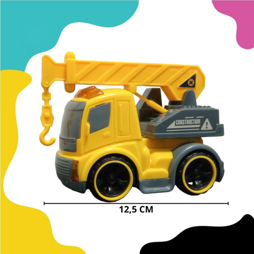 Camion Construccion Grua Friccion Camion Grua Amarillo