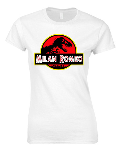 Playera Jurassic Park (parque Jurásico) Personalizada