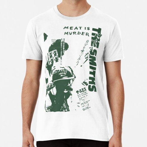 Remera The Smiths - Meat Is Murder (japonés) (variante Verde
