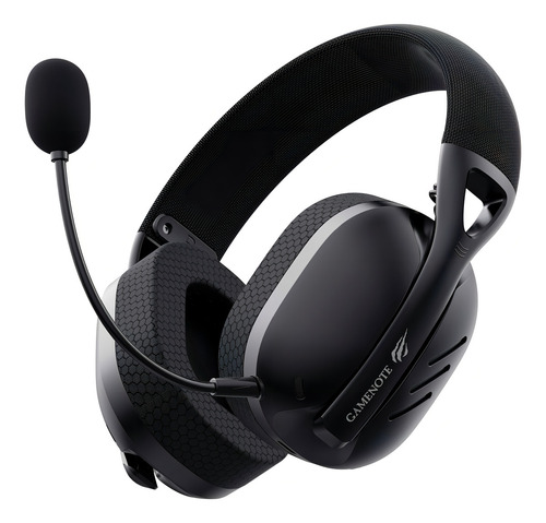 Havit Fone De Ouvido Headset Gamer Fuxi-h3 Quad-mode (com Fio E Sem Fio, Wireless 2,4ghz, Bluetooth, Cabo Usb-c, Cabo Auxiliar 3.5mm). Surround, Baixa Latência - Preto Preto