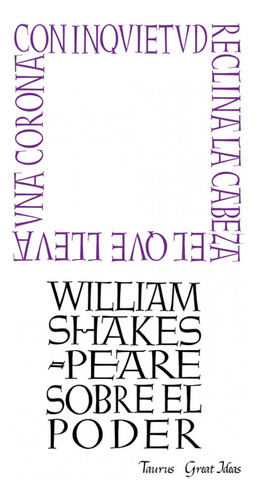 Libro Sobre El Poder De Shakespeare William