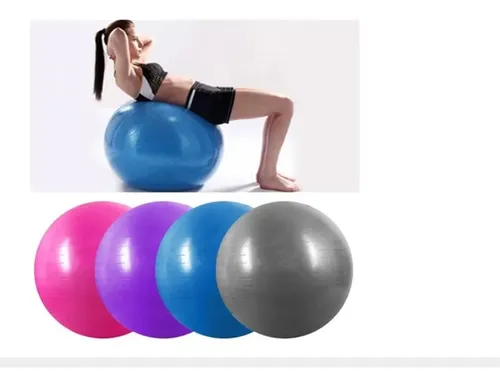 comprar Pelota Gym Pilates Yoga 75 Cm Colores Trile Capa+inflador