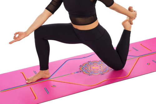 Colchoneta De Yoga Liforme Edición Especial Rainbow Pink 