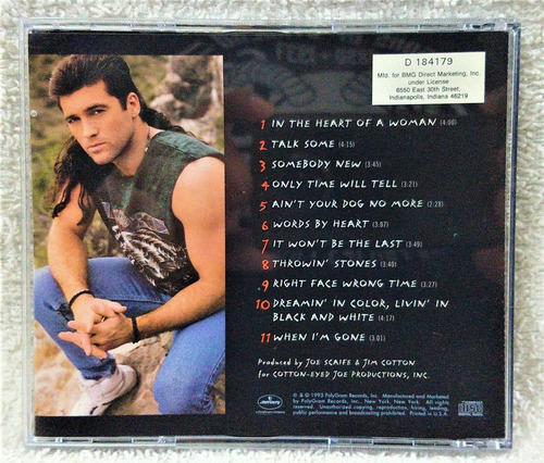 Billy Ray Cyrus It Wont Be The Last Cd De U S A Edicion 1993 (Usado)