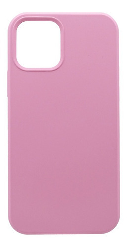 Carcasa Para iPhone 12 Pro Max Silicon Proteccion Camara Color Rosa