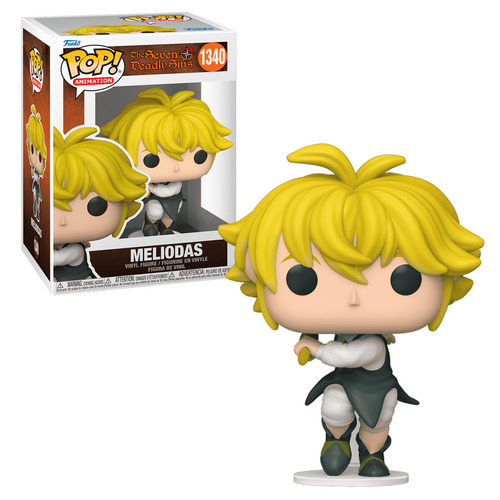 Funko Pop Meliodas 1340 Animação dos Sete Pecados Capitais