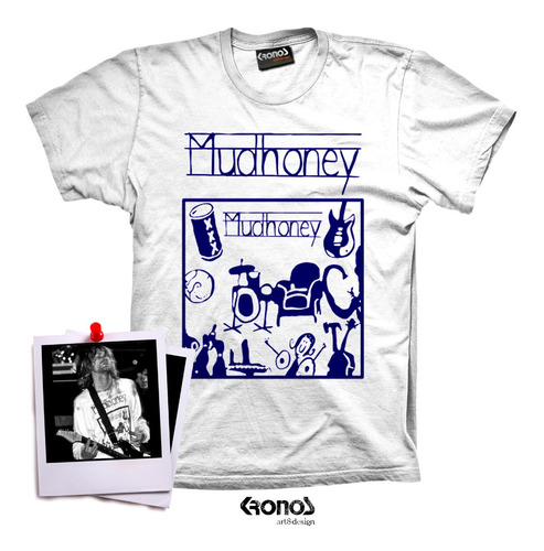 Remera Kurt Cobain Nirvana Mudhoney Worn Retro Sublimado