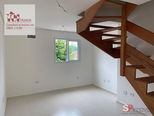 Imagem 3 de 13 de Apartamento Triplex À Venda, 76 M² Por R$ 318.000,00 - Vila América - Santo André/sp - At0005