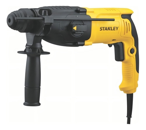 Martelete Stanley SDS PLUS com Maleta de Ferramentas 3 Funções Limitador de Profundidade e 6 Brocas VVR Potência 800W Modelo SHR263K
