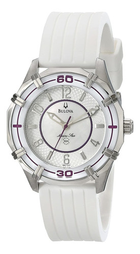 Reloj Mujer Bulova 96l144 Cuarzo Pulso Blanco Just Watches