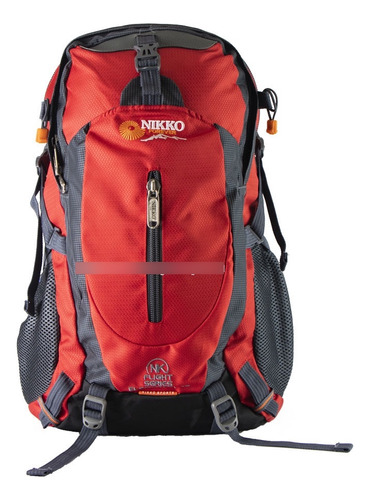 Mochila Outdoor 40l Trekking + Cobertor Impermeable (rojo)