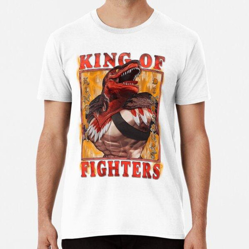 Remera King Of Fighters Xv - Dino King Ardiendo Por Venganza