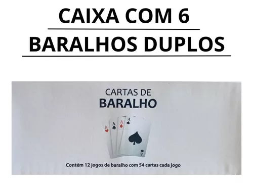 Jogo De Cartas Baralho Contem 2 Jogos De 32 Cartas Cada