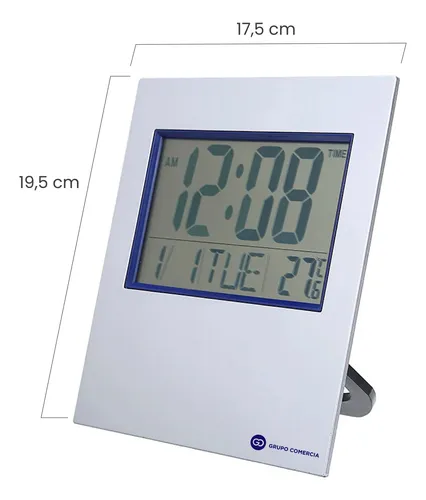 Reloj digital con temperatura sale