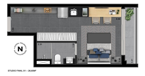 Imagem 17 de 25 de Studio Residencial Para Venda, Consolação, São Paulo - St6826. - St6826-inc