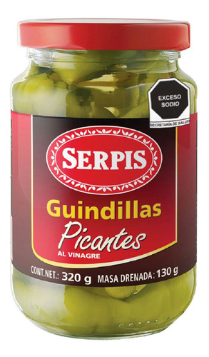 Guindillas Serpis Picantes 320g