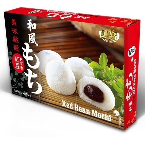 Dulce Japones Mochi Sabor Frijo Rojo Dulce 210g Royal Family