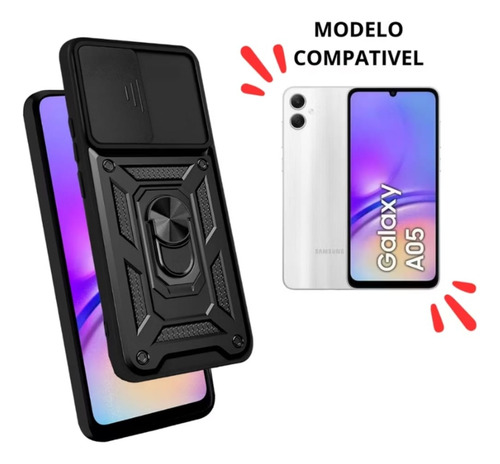 Capa Capinha Case P/ Samsung Galaxy A05 Anti Impacto Anel