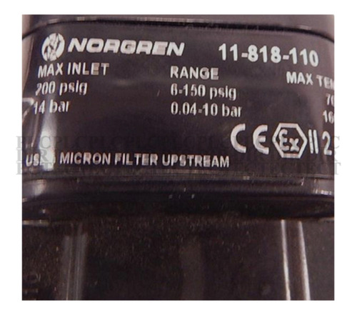 New Norgen 11-818-110 11818110 Pressure Regulator Ccf