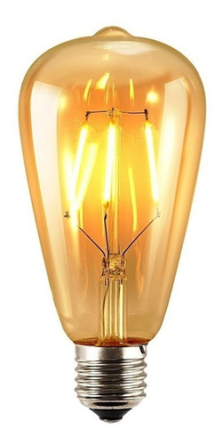 Ampolleta Led Tipo Edison 6 Watts Retro Vintage Color de la luz Blanco cálido