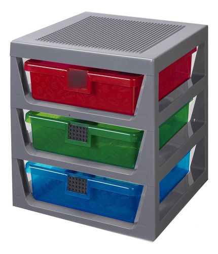 Lego Canastos Contenedores Mesa 3 Cajones Storage Rack