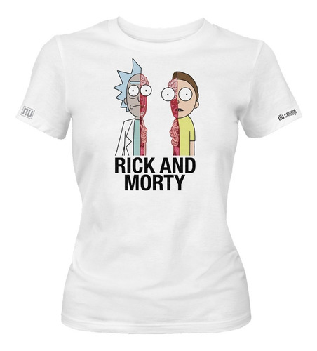 Camiseta Rick And Y Morty Serie Animada Cool Dama Mujer Idk