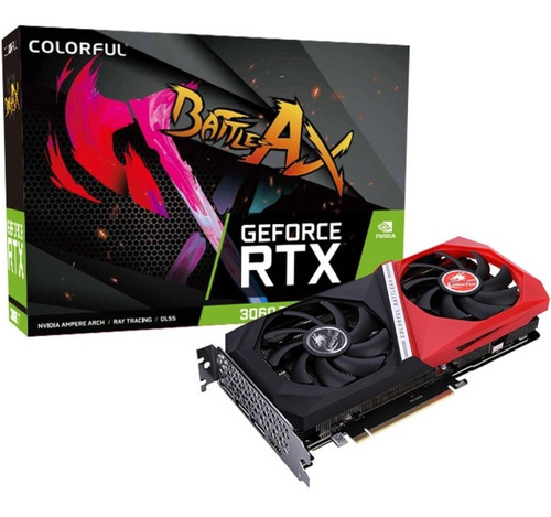 Placa De Video Colorful Rtx 3060 Ti Nb Duo Lhr-v 8gb Gamer