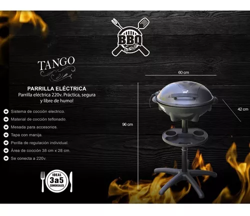 Parrilla Eléctrica Balcón Portátil Bbq-grill Tango 17 - Pinturerias  Sagitario