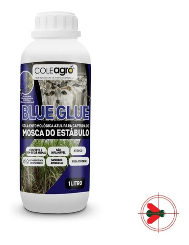 Cola Entomológica Azul Blueglue Captura Insetos 1l Colly