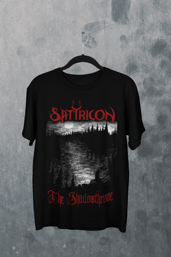 Playera Wear Print Black Metal Satyricon The Shadowthrone
