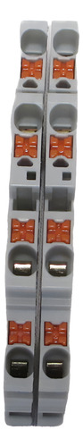 Clema Doble Piso Wonke Gris, Push-in, 2.5mm,12awg, 500v, 22a