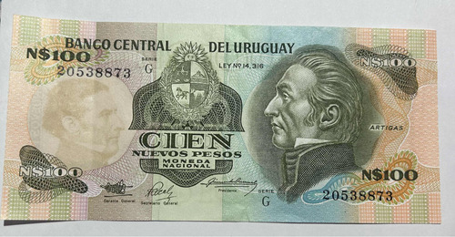 100 Nuevos Pesos Uruguayos