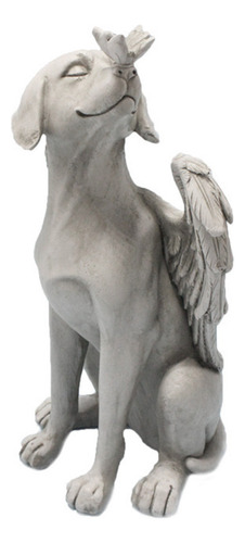 Estatua Conmemorativa De Perro Mascota, Lápida, Piedra Antig