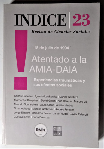 Revista Indice N°23 - Centro De Estudios Sociales / D A I A